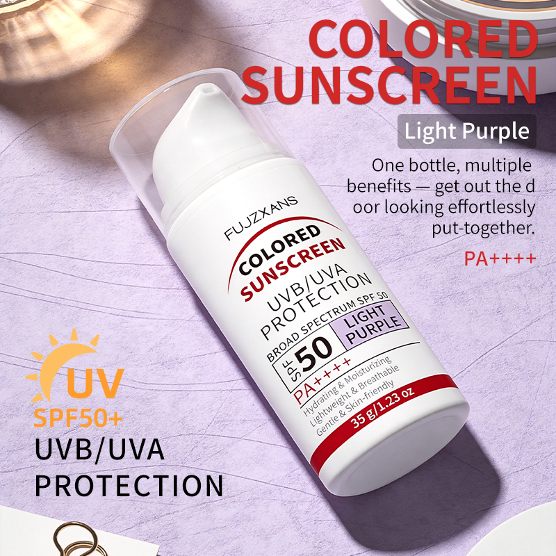 Light Purple Tinted Sunscreen  - Spf 50 Sunscreen review and price