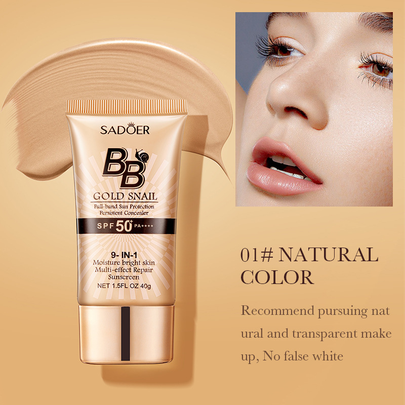 SADOER Gold Snail Sunscreen BB - Spf 50 Sunscreen review and price