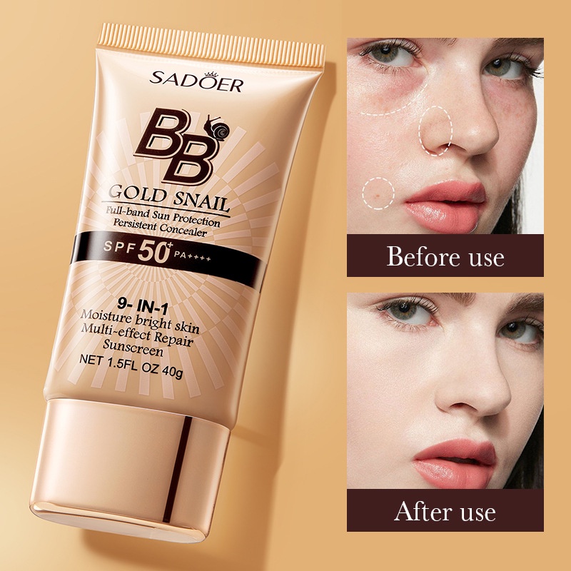 SADOER Gold Snail Sunscreen BB - Spf 50 Sunscreen review and price