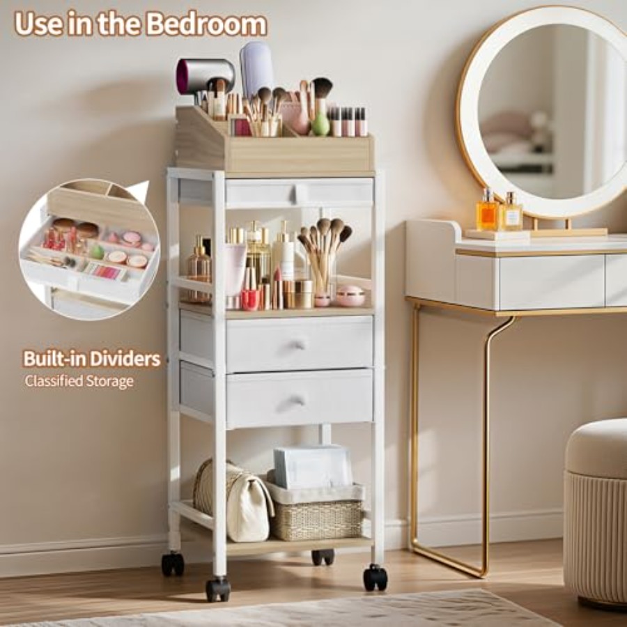Makeup Organizer Cart Floor Sk - Skincare You review and price