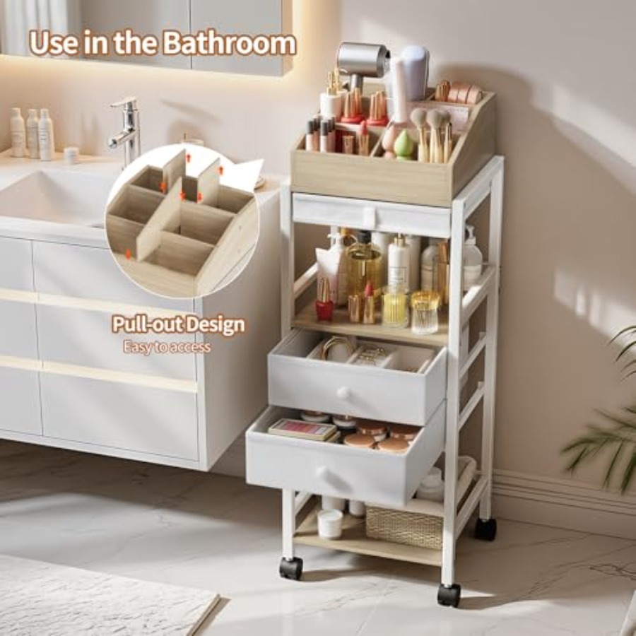 Makeup Organizer Cart Floor Sk - Skincare You review and price
