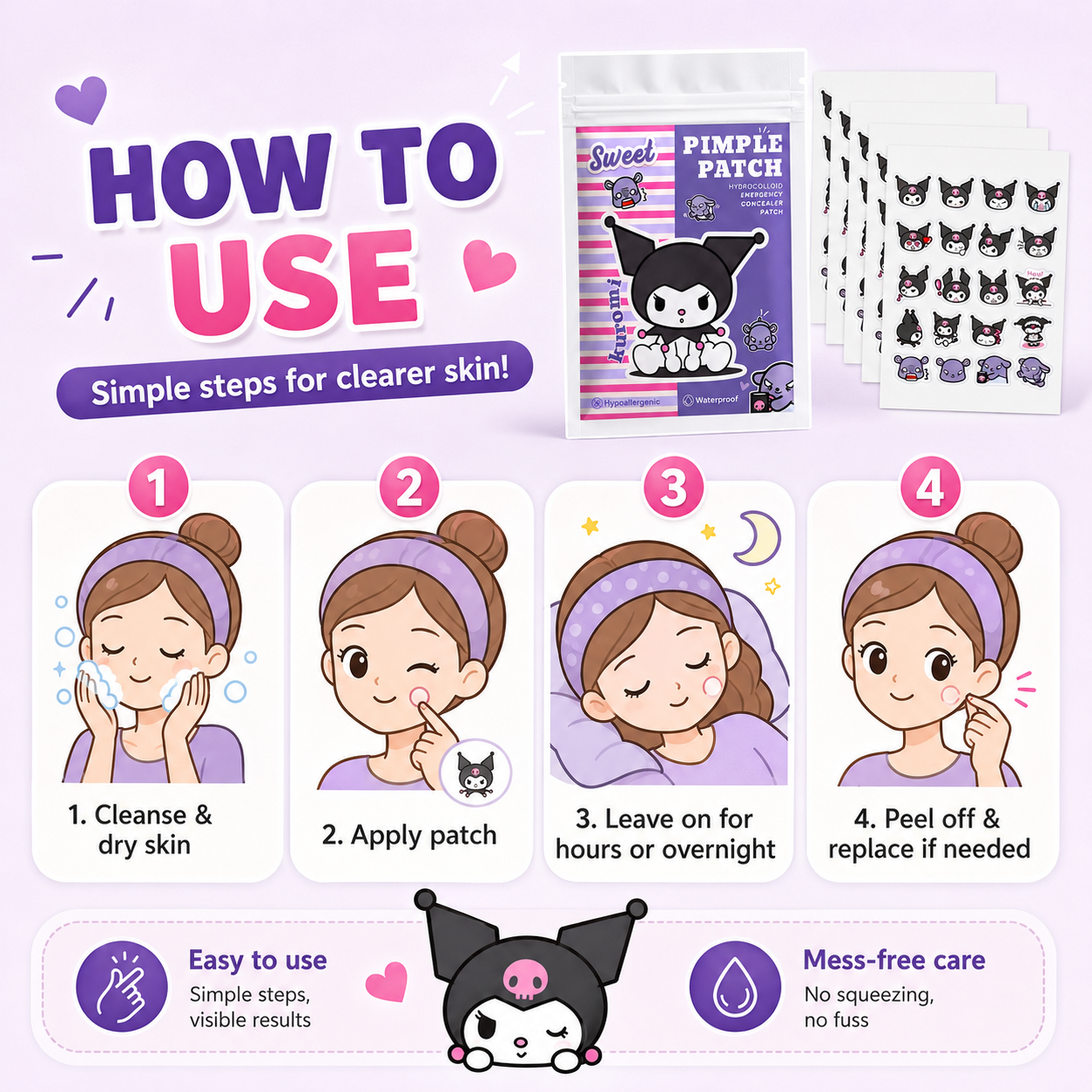 Hello Kitty Cute Pimple Patche - Skincare You review and price