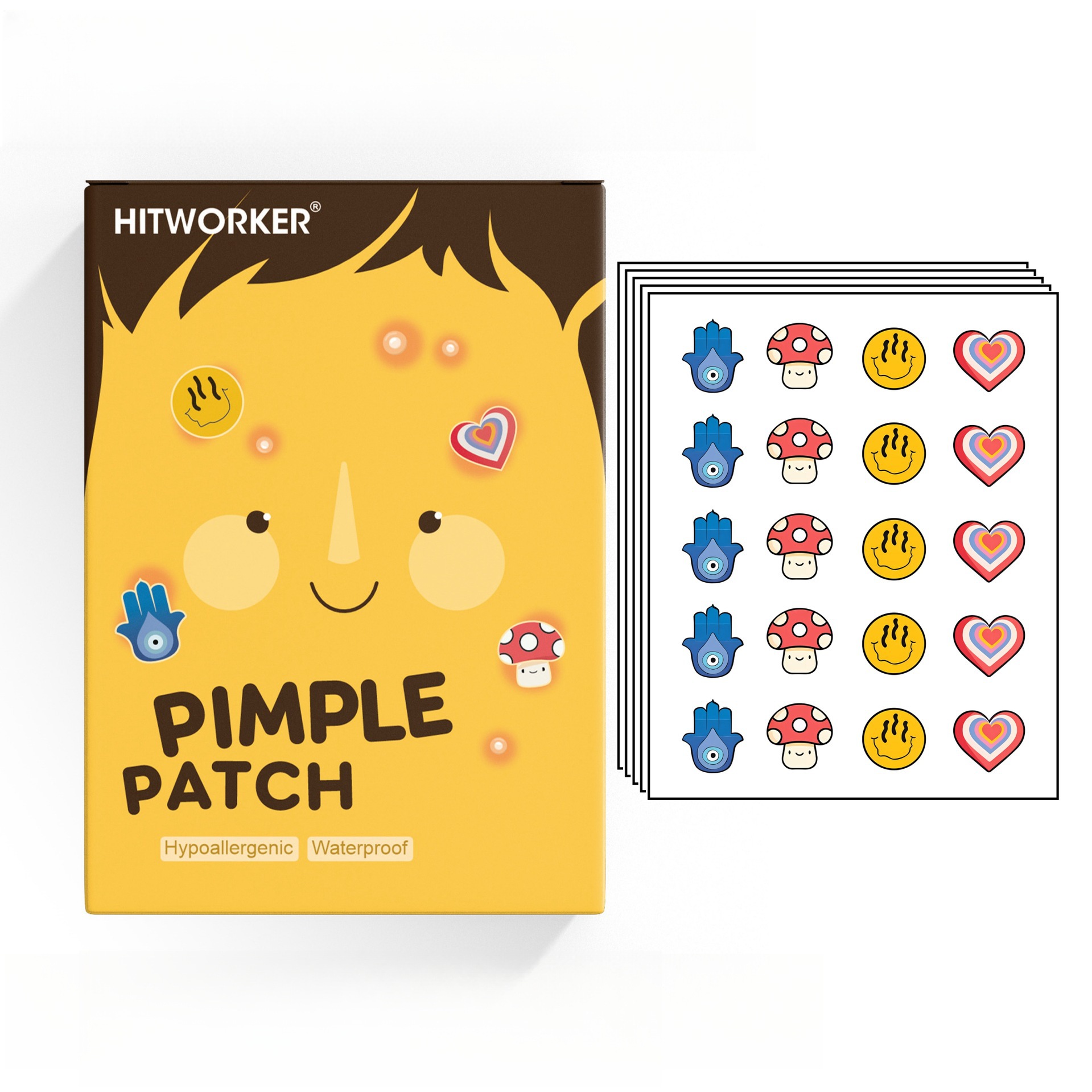 100Pcs Cute 4 Shapes Acne Pimp - Skincare You review and price
