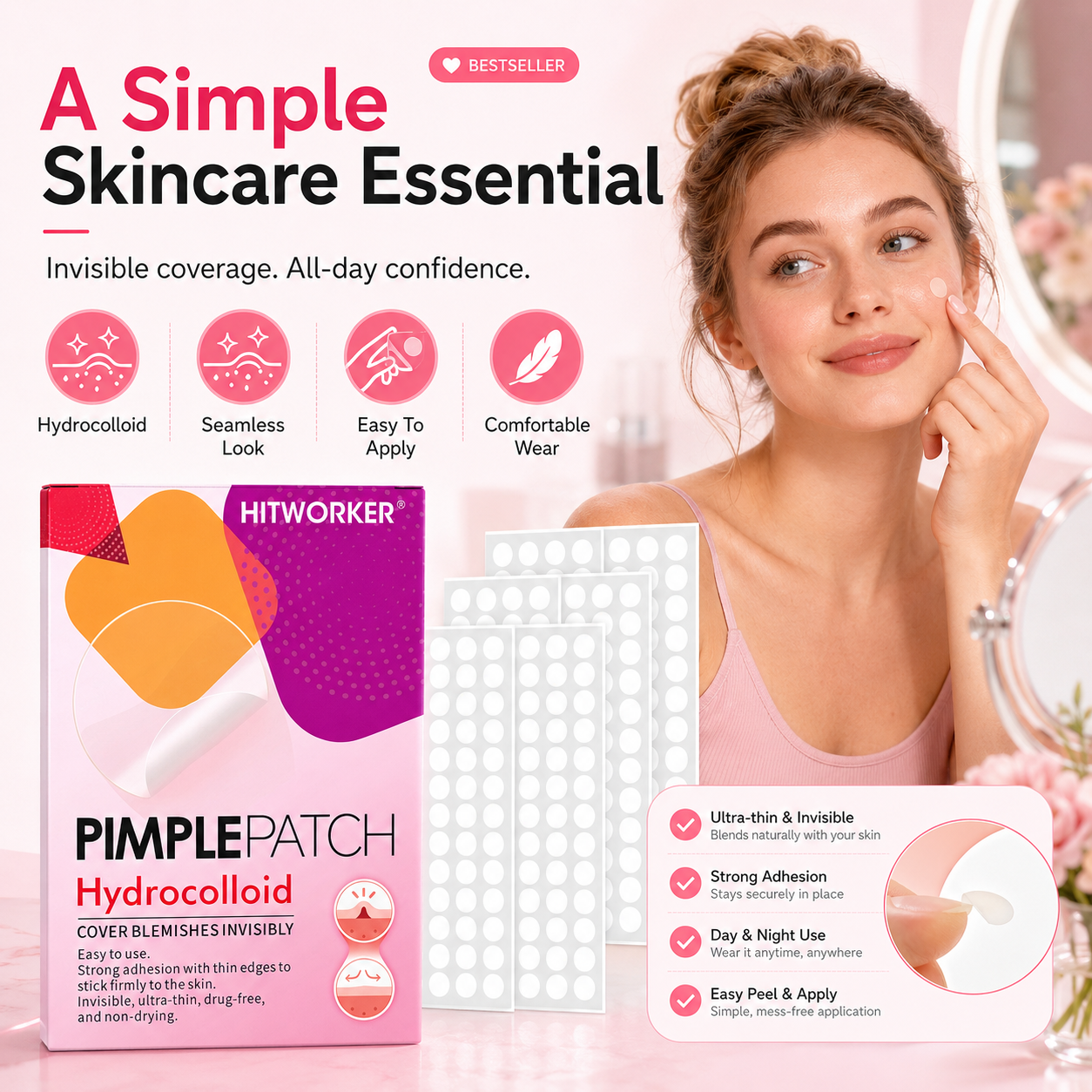 1200/400pcs/box invisible acne - Skincare You review and price