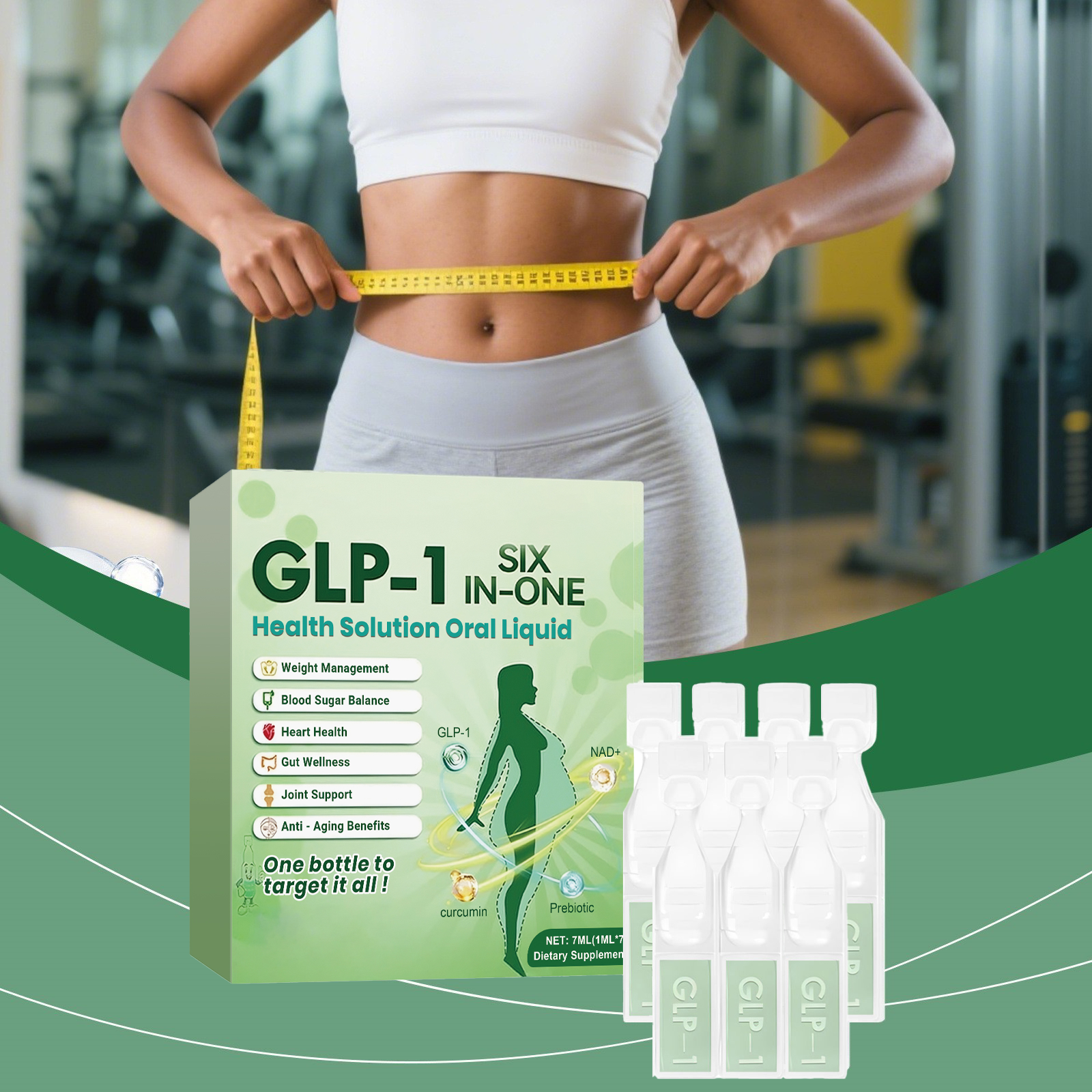 GLP-1 Six in One Slimming Drop - Skincare X7 review and price