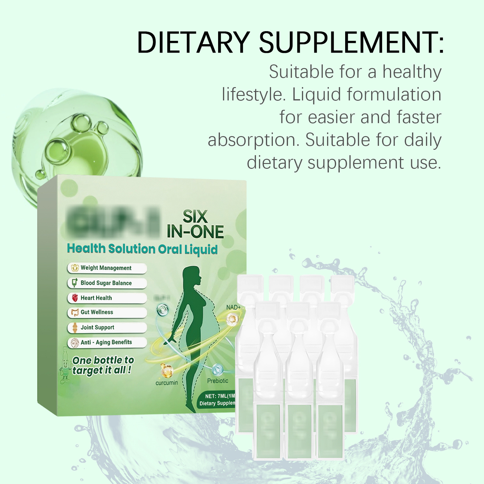GLP-1 Six in One Slimming Drop - Skincare X7 review and price