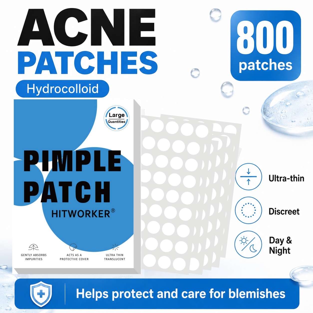 800Pcs Hydrocolloid Acne Pimpl - Skincare You review and price